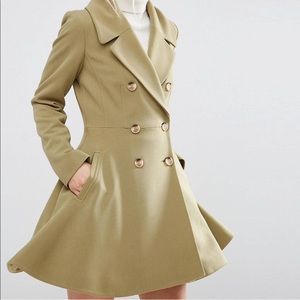 ASOS Military Skater Coat